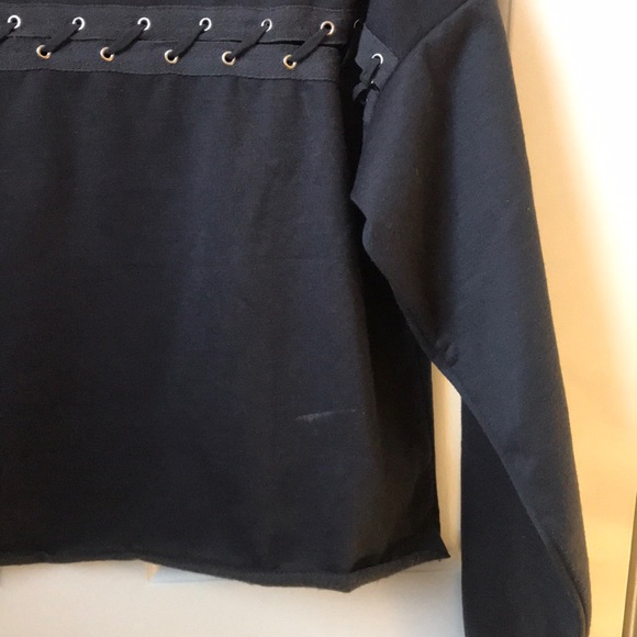 Enough about me… gray crop top - Picture 4 of 4